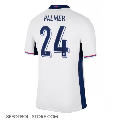 England Cole Palmer #24 Replika Hemmatröja EM 2024 Kortärmad